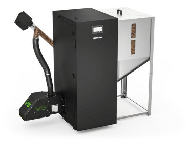 Pelletkessel KOSTRZEWA TWIN BIO LUXURY / EEI Pellets 16 kW BAFA förderfähig